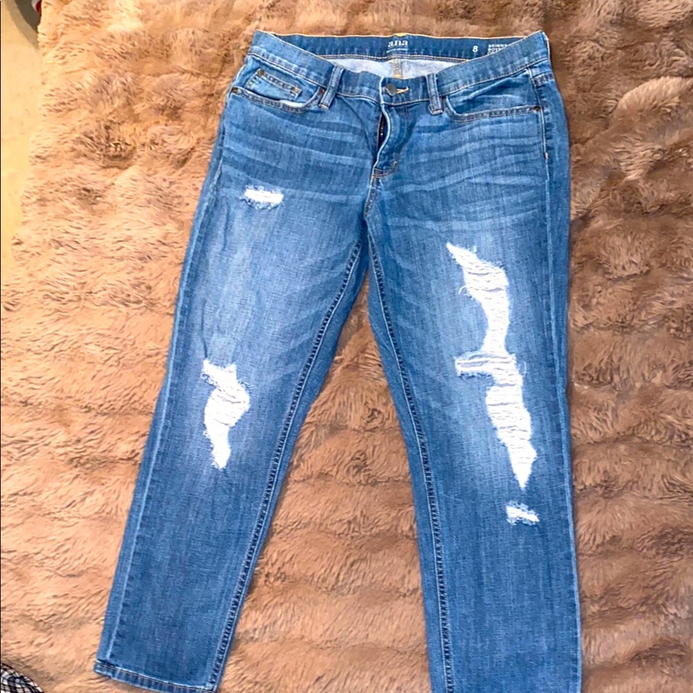 a.n.a. Women's Boyfriend Jeans - Blue